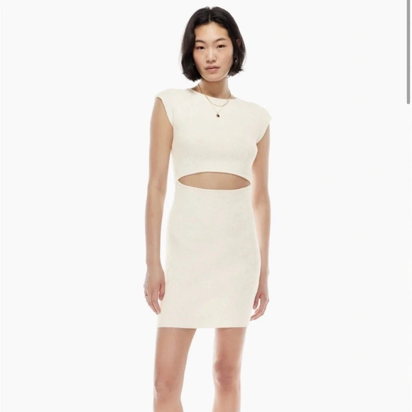 WILFRED Cut-Out Mini  Dress (Birch) - Picture 1 of 9